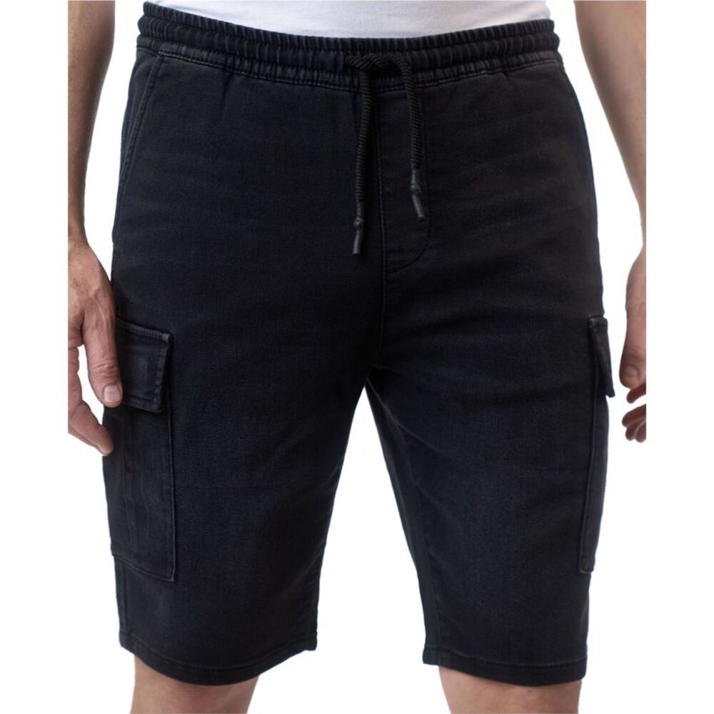 LAZER Mens Denim Casual Cargo Shorts, NWT